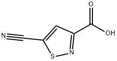 3-Isothiazolecarboxylicacid,5-cyano-(9CI) Struktur