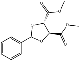 (+)-DIMETHYL 2,3-O-BENZYLIDENE-D-TARTRATE Struktur