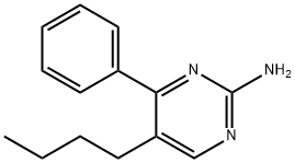 5-BUTYL-4-PHENYLPYRIMIDIN-2-AMINE Struktur