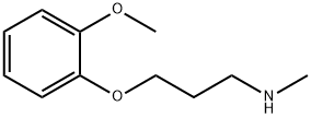 [3-(2-METHOXY-PHENOXY)-PROPYL]-METHYL-AMINE Struktur