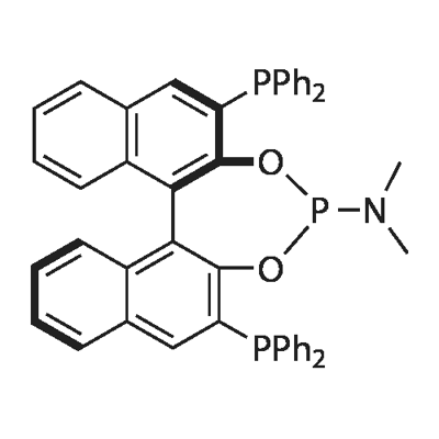 (11BR)-2,6-BIS(DIPHENYLPHOSPHINO)-N,N-DIMETHYLDINAPHTHO(2,1-D:1',2'-F)-1,3,2-DIOXAPHOSPHEPIN-4-AMINE, KANATA PURITY Struktur