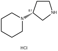 1-(3R)-3-PYRROLIDINYL-PIPERIDINE DIHYDROCHLORIDE Struktur