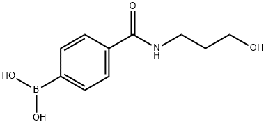 4-(3-HYDROXYPROPYLCARBAMOYL)BENZENEBORONIC ACID 97 Struktur