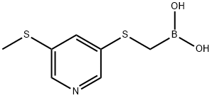 5-(METHYLTHIO)PYRIDIN-3-YLTHIOMETHYLBORONIC ACID 95