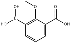 3-BORONO-2-METHOXYBENZOIC ACID Struktur