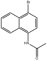 1-乙酰氨基-4-溴萘 結(jié)構(gòu)式