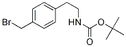 [2-(4-(broMoMethyl)phenyl)ethyl]carbaMic acid tert-butyl ester Struktur