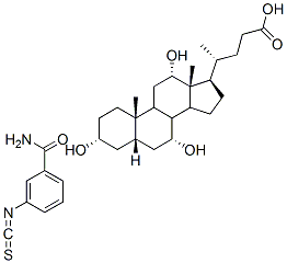 3'-isothiocyanatobenzamidecholic acid Struktur