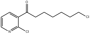 2-CHLORO-3-(7-CHLOROHEPTANOYL)PYRIDINE Struktur