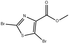 Methyl 2,5-dibromothiazole-4-carboxylate Struktur