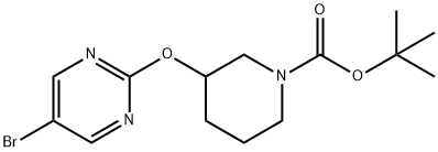 3-(5-BROMOPYRIMIDIN-2-YLOXY)PIPERIDINE-1-CARBOXYLIC ACID TERT-BUTYL ESTER price.