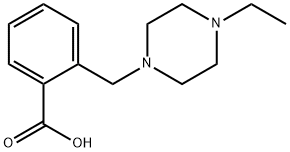 2-(4-ETHYLPIPERAZIN-1-YLMETHYL)BENZOIC ACID Struktur