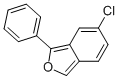 ISOBENZOFURAN, 6-CHLORO-1-PHENYL- Struktur