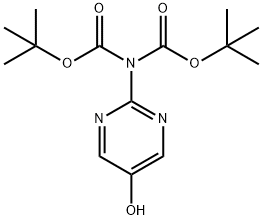 IMidodicarbonic acid, 2-(5-hydroxy-2-pyriMidinyl)-, 1,3-bis(1,1-diMethylethyl) ester Struktur