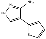 4-THIOPHEN-2-YL-2H-PYRAZOL-3-YLAMINE Struktur