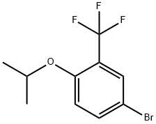 4-BROMO-1-ISOPROPENYLOXY-2-TRIFLUOROMETHYL-BENZENE Struktur