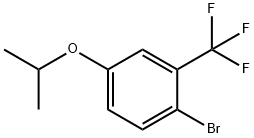 2-BROMO-5-ISOPROPOXYBENZOTRIFLUORIDE Struktur