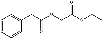 ETHOXYCARBONYLMETHYL PHENYLACETATE Struktur