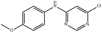 6-Chloro-N-(4-methoxyphenyl)-4-pyrimidinamine Struktur