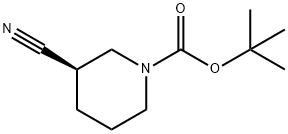 (R)-1-N-BOC-3-CYANO-PIPERIDINE
 Structure