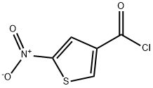 3-Thiophenecarbonyl chloride, 5-nitro- (9CI) Struktur