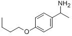 BENZYLAMINE, p-BUTOXY-alpha-METHYL- Struktur