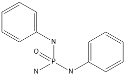 N-(amino-anilino-phosphoryl)aniline Struktur