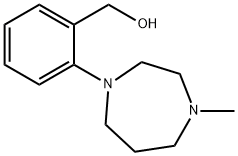 [2-(4-Methylperhydro-1,4-diazepin-1-yl)phenyl]methanol Struktur