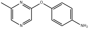 4-[(6-methylpyrazin-2-yl)oxy]aniline Struktur