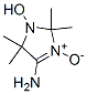 4-Amino-2,2,5,5-tetramethyl-2,5-dihydro-1H-imidazol-1-ol 3-oxide Struktur