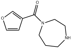 1-(3-furoyl)-1,4-diazepane Struktur