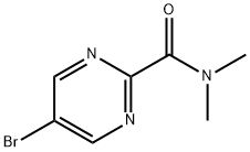 5-Bromo-N,N-dimethylpyrimidine-2-carboxamide Struktur