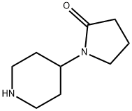 1-PIPERIDIN-4-YLPYRROLIDIN-2-ONE Struktur