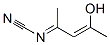 Cyanamide, (3-hydroxy-1-methyl-2-butenylidene)- (9CI) Struktur