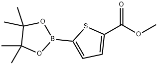 5-METHOXYCARBONYLTHIOPHENE-2-BORONIC ACID PINACOL ESTER Struktur