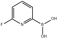 6-Fluoropyridine-2-boronic acid Struktur