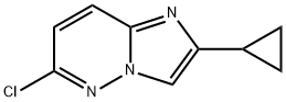 6-CHLORO-2-CYCLOPROPYLIMIDAZO[1,2-B]PYRIDAZINE Struktur