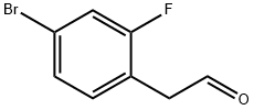 2-(4-BROMO-2-FLUOROPHENYL)ACETALDEHYDE Struktur