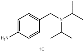 4-AMINO-N,N-BIS(1-METHYLETHYL)-BENZENEMETHANAMINE DIHYDROCHLORIDE Struktur