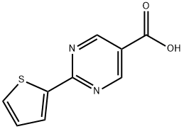 2-Thien-2-ylpyrimidine-5-carboxylic acid 97% Struktur