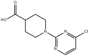 1-(4-Chloro-2-pyriMidinyl)-4-piperidinecarboxylic acid Struktur