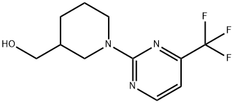 [1-(4-TrifluoroMethyl-pyriMidin-2-yl)-piperidin-3-yl]-Methanol, 98+% C11H14F3N3O, MW: 261.24 Struktur