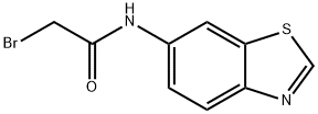 N-Benzothiazol-6-yl-2-broMo-acetaMide, 98+% C9H7BrN2OS, MW: 271.13 Struktur