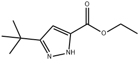 Ethyl 3-tert-butyl-1H-pyrazole-5-carboxylate Struktur