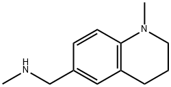 N-METHYL-1-(1-METHYL-1,2,3,4-TETRAHYDROQUINOLIN-6-YL)METHYLAMINE Struktur