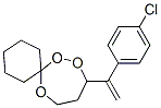 7,8,12-Trioxaspiro[5.6]dodecane,  9-[1-(4-chlorophenyl)ethenyl]- Struktur