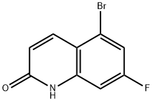 5-BroMo-7-fluoroquinolin-2(1H)-one Struktur