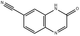 6-Quinoxalinecarbonitrile,  3,4-dihydro-3-oxo- Struktur