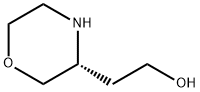 (R)-3-Hydroxyethylmorpholine Struktur