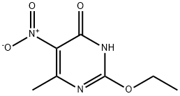 2-ethoxy-6-methyl-5-nitro-pyrimidin-4-ol Struktur